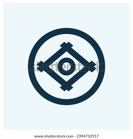 Kamon Symbols of Japan. Japanesse clan kamon crest symbol. japanese ancient family stamp symbol. A symbol used to decorate and identify people in family. Igetani Janome