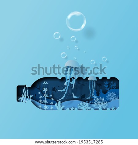 Similar – Image, Stock Photo jellyfish Jellyfish Ocean
