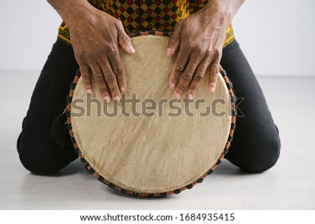 Similar – Image, Stock Photo Ethnic male musician playing violin