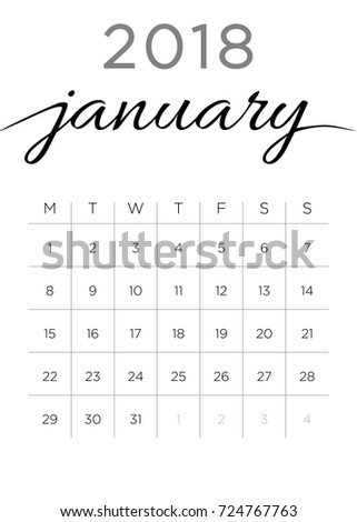 Editable Calendar January 2016 | Download Free Vector Art | Free-Vectors