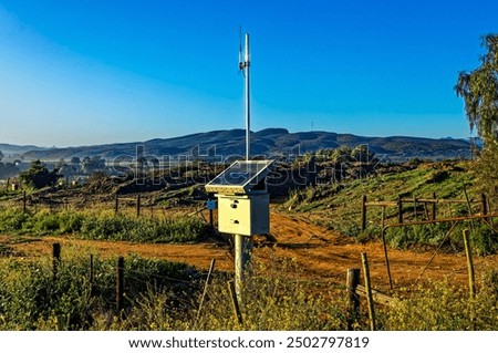 Similar – Image, Stock Photo Small mast with little wire