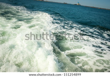 Boat wake