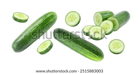 Image, Stock Photo Cucumbers