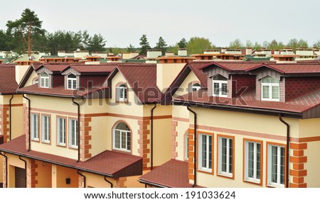 Building with dormer windows
