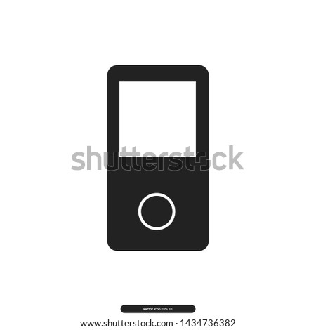 iPod nano Icon Vector Illustration Logo Template