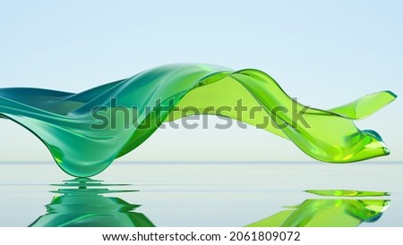 Image, Stock Photo Flow curve Landscape