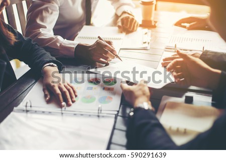 Business People Meeting Design Ideas Concept. business planning ストックフォト © 