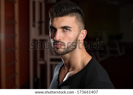 Portrait Of A Young Handsome Man - Handsome Male Model