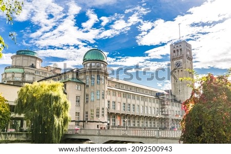 The German Museum of Masterpieces of Science and Technology in Munich, Germany. Deutsches Museum. High quality photo Stock foto © 