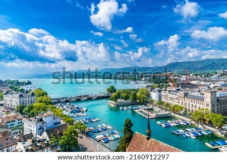 Similar – Image, Stock Photo Ship on Lake Zurich Ferry