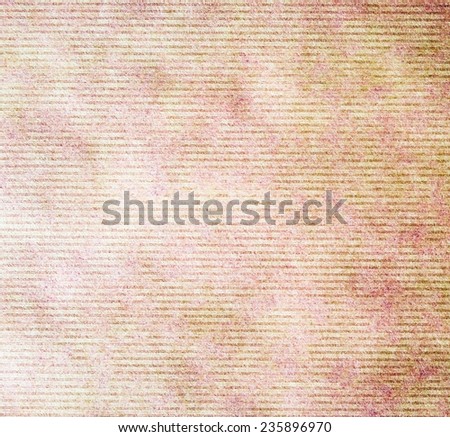 Vintage filtered paper with stripe texture background