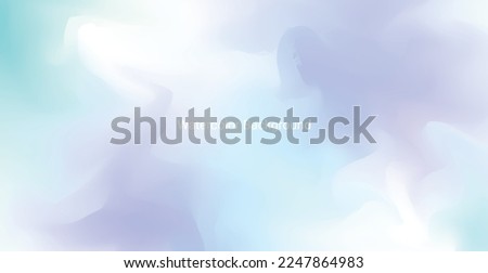 Blue Watercolor Abstract Background. Wallpaper. Vector Illustration
