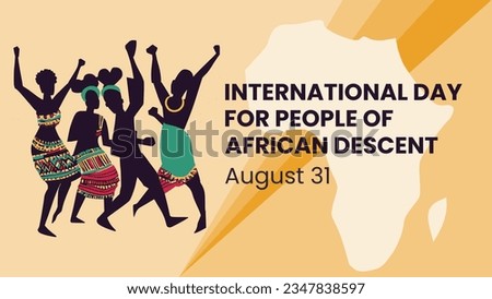 International Day for People of African Descent with Dancing Some Girls are Dancing with Color Dress