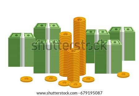 Dollar Stack Free Vector Art 259 Free Downloads - 