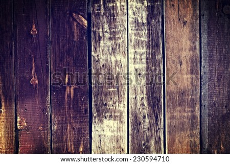Colorful Old Wood Background - Vintage Dark Yellow