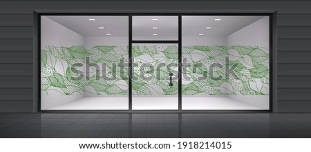 Abstract design for glass and wall graphics. Glass graphics design for Office, Train station, Supermarket, Store, Shop, Mall, Boutique, Home glass partition.