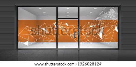 Abstract design for glass and wall graphics. Glass graphics design for Office, Train station, Supermarket, Store, Shop, Mall, Boutique, Home glass partition.