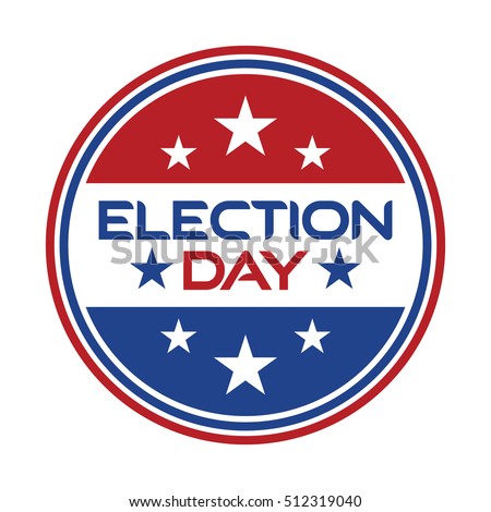 Election Day Logo Vector - 512319040 : Shutterstock