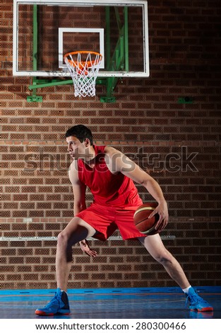 basketball game sport player in action