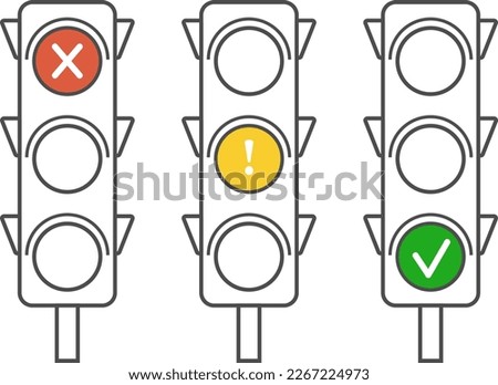 Traffic light, cartoon traffic light . Traffic light cartoon. Vector, cartoon illustration. Vector.