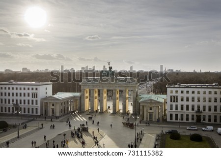 Similar – Image, Stock Photo Straße des 17. Juni to the west