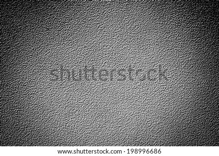 Foam texture with gray plastic effect. Empty vignette surface background with space for text or signs.