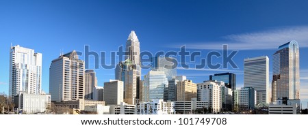 Uptown Charlotte, North Carolina Cityscape