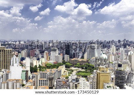 Skyline of Sao Paulo, Brazil - Latin America
