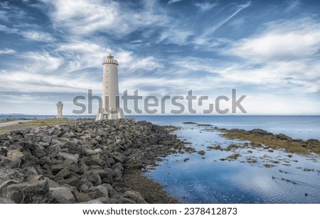 Foto Bild Leuchtturm in Island