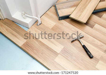 Home improvement, floor installation