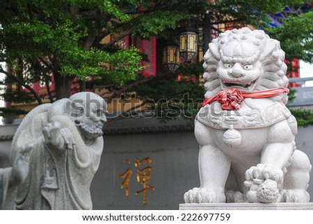 lion statues background wallpaper stone animal mass lump