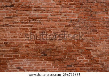 brick wall color background red texture old pattern construction dirty block cement solid brown