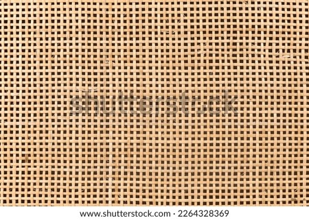 Similar – Image, Stock Photo Cane Furniture weave pattern texture for design background