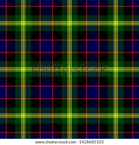 Watson Modern Tartan. Seamless pattern for fabric, kilts, skirts, plaids