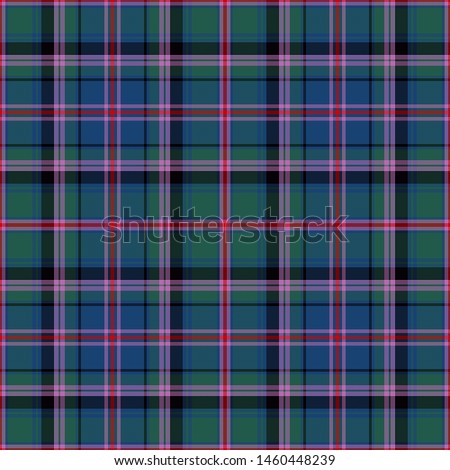 Traditional Tartan of Scottish Clan Cooper. Imitation of clan tartan for prints, fabrics, clothes, designs