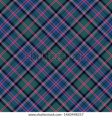 Traditional Tartan of Scottish Clan Cooper. Imitation of clan tartan for prints, fabrics, clothes, designs