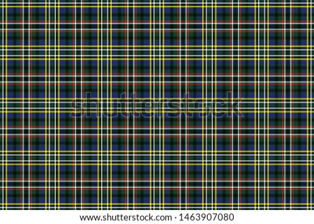 The Traditional Modern Tartan of the Scottish Clan Scott Brown. Seamless rectangle pattern for fabric, kilts, skirts, plaids