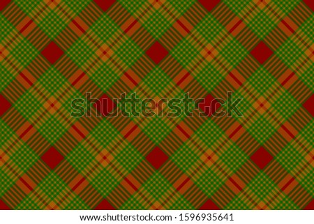 Antigua & Barbuda Tartan. Seamless rectangle pattern for fabric, kilts, skirts, plaids. Diagonal cell