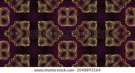 Vinous and gold abstract symmetric background  is computer graphics and can be used in the design of textiles, in the printing industry, in a variety of design projects Photo stock © 