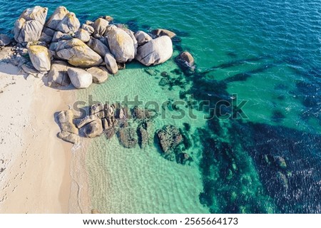 Similar – Image, Stock Photo Aerial view of Ria Formosa Natural Park in Olhao, Algarve, Portugal