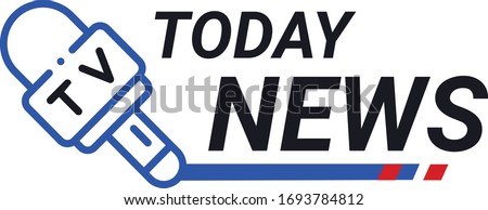 Today news vector logo design for news portals