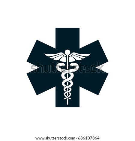 medical snake health symbol