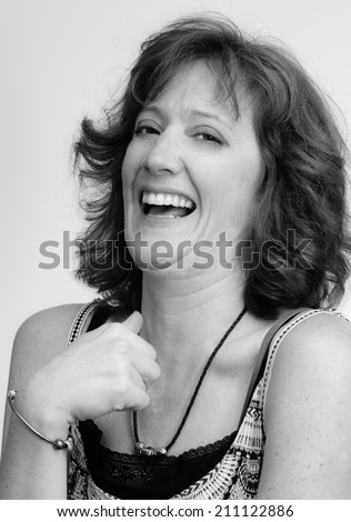 Mature Woman Laughing