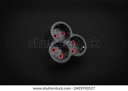 Similar – Image, Stock Photo black hole Plastic Metal