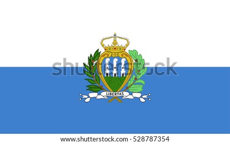 San Marino flag.