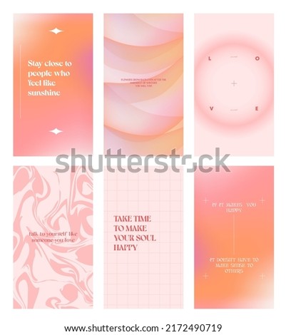 Design backgrounds for social media banner. Set of instagram stories frame templates. Vector cover. Mockup for personal blog or shop. Layout for promotion. Endless square puzzle.	