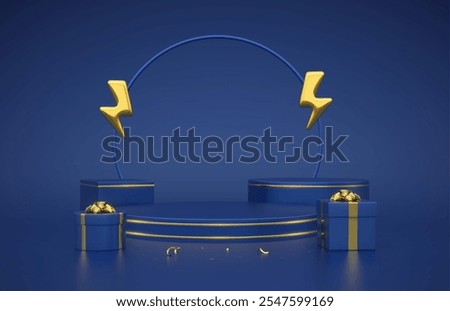 Similar – Image, Stock Photo Power box in gold on house wall in Dresden-Neustadt