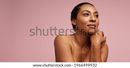 Similar – Image, Stock Photo Beauty Shot of Mixed Race Young Woman 2