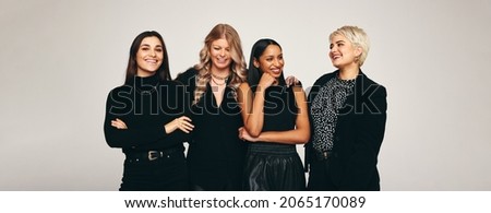 Similar – Image, Stock Photo Confident stylish woman in city