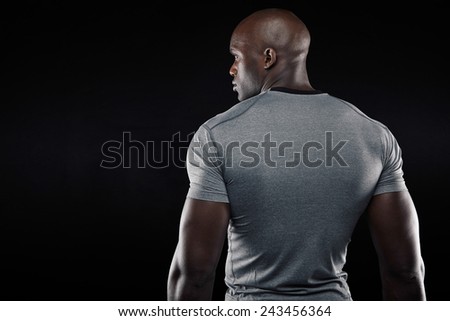 Similar – Image, Stock Photo Ethnic sportsman standing and looking at camera on street